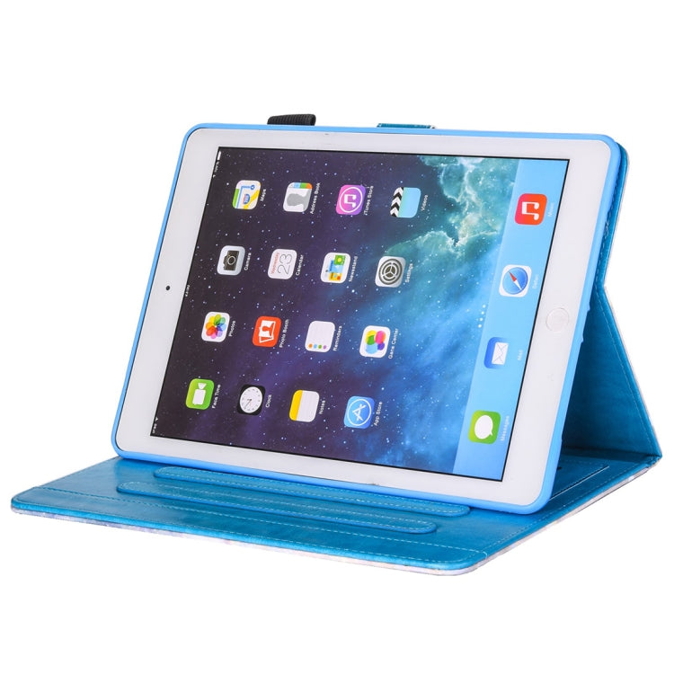 For iPad Pro 10.5 inch Colorful Crystal Print Horizontal Flip PU Leather Protective Case with Holder & Card Slots & Photo Frame - iPad Pro 10.5 inch Cases by buy2fix | Online Shopping UK | buy2fix