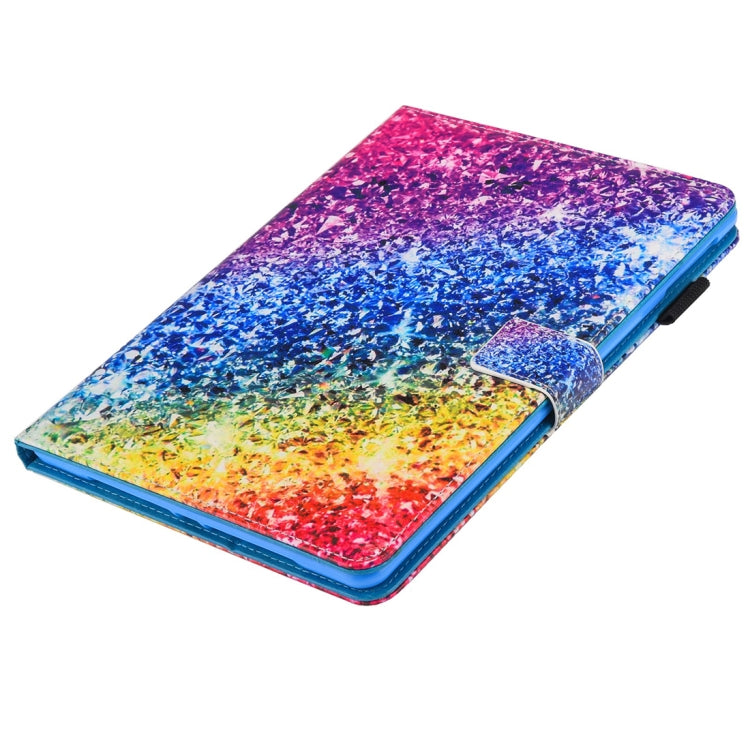 For iPad Pro 10.5 inch Colorful Crystal Print Horizontal Flip PU Leather Protective Case with Holder & Card Slots & Photo Frame - iPad Pro 10.5 inch Cases by buy2fix | Online Shopping UK | buy2fix