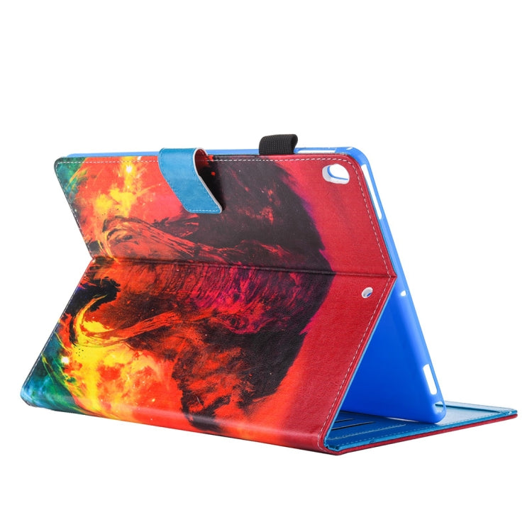 For iPad Pro 10.5 inch Red Elephant Print Horizontal Flip PU Leather Protective Case with Holder & Card Slots & Photo Frame - iPad Pro 10.5 inch Cases by buy2fix | Online Shopping UK | buy2fix