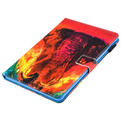 For iPad Pro 10.5 inch Red Elephant Print Horizontal Flip PU Leather Protective Case with Holder & Card Slots & Photo Frame - iPad Pro 10.5 inch Cases by buy2fix | Online Shopping UK | buy2fix