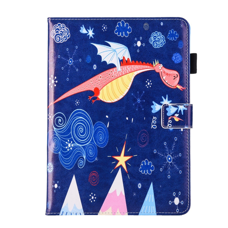 For iPad Pro 10.5 inch Flying Dragon Print Horizontal Flip PU Leather Protective Case with Holder & Card Slots & Photo Frame - iPad Pro 10.5 inch Cases by buy2fix | Online Shopping UK | buy2fix