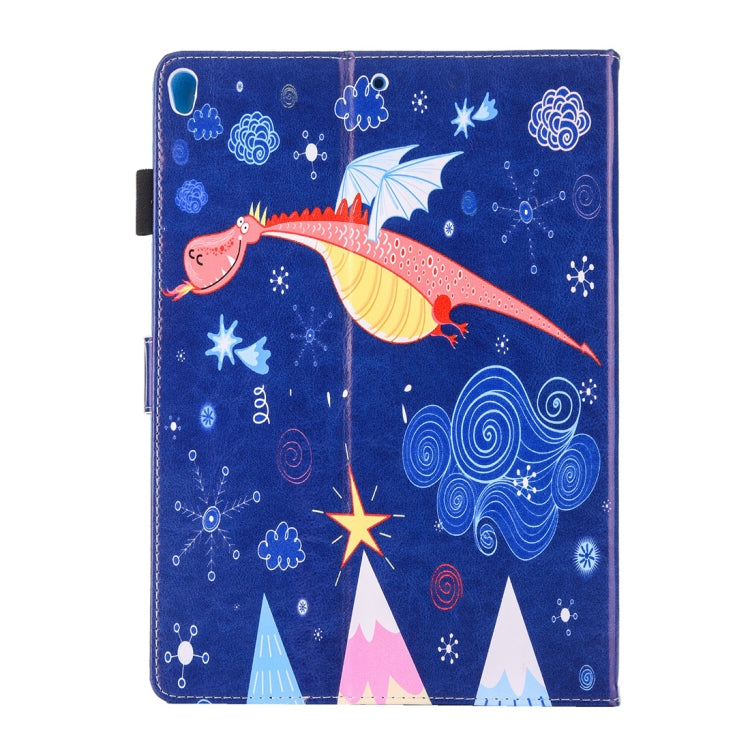 For iPad Pro 10.5 inch Flying Dragon Print Horizontal Flip PU Leather Protective Case with Holder & Card Slots & Photo Frame - iPad Pro 10.5 inch Cases by buy2fix | Online Shopping UK | buy2fix