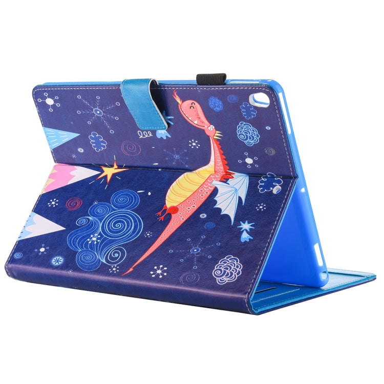 For iPad Pro 10.5 inch Flying Dragon Print Horizontal Flip PU Leather Protective Case with Holder & Card Slots & Photo Frame - iPad Pro 10.5 inch Cases by buy2fix | Online Shopping UK | buy2fix