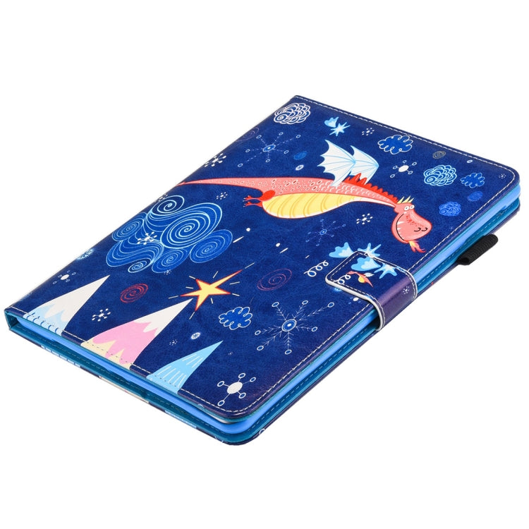 For iPad Pro 10.5 inch Flying Dragon Print Horizontal Flip PU Leather Protective Case with Holder & Card Slots & Photo Frame - iPad Pro 10.5 inch Cases by buy2fix | Online Shopping UK | buy2fix