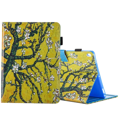 For iPad Pro 10.5 inch White Flower Print Horizontal Flip PU Leather Protective Case with Holder & Card Slots & Photo Frame - iPad Pro 10.5 inch Cases by buy2fix | Online Shopping UK | buy2fix