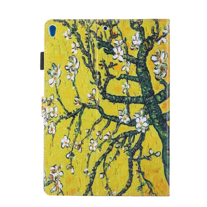 For iPad Pro 10.5 inch White Flower Print Horizontal Flip PU Leather Protective Case with Holder & Card Slots & Photo Frame - iPad Pro 10.5 inch Cases by buy2fix | Online Shopping UK | buy2fix