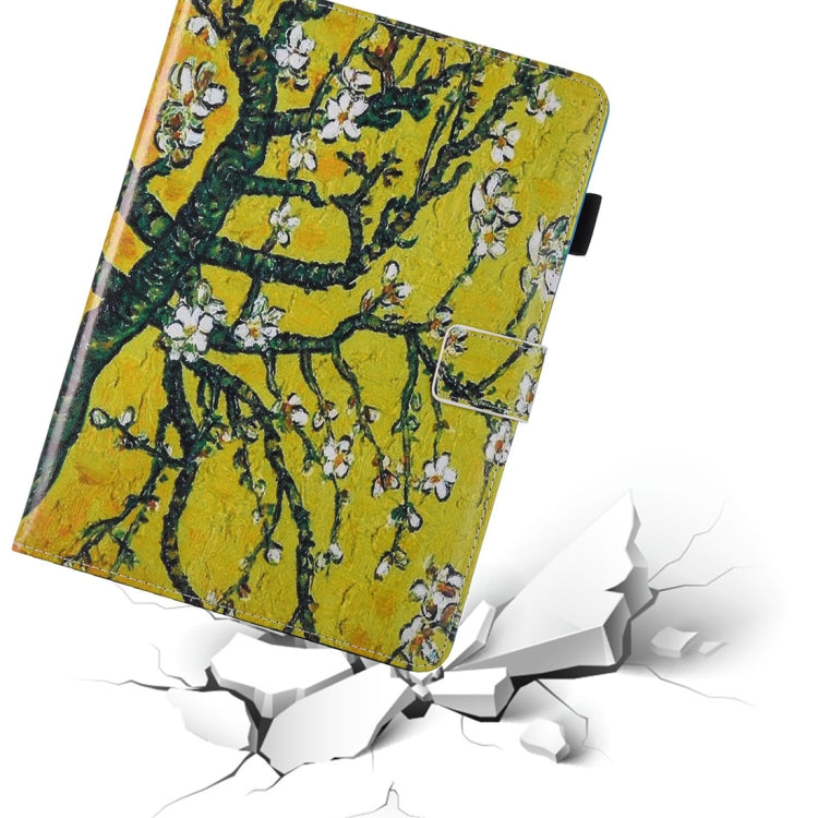 For iPad Pro 10.5 inch White Flower Print Horizontal Flip PU Leather Protective Case with Holder & Card Slots & Photo Frame - iPad Pro 10.5 inch Cases by buy2fix | Online Shopping UK | buy2fix