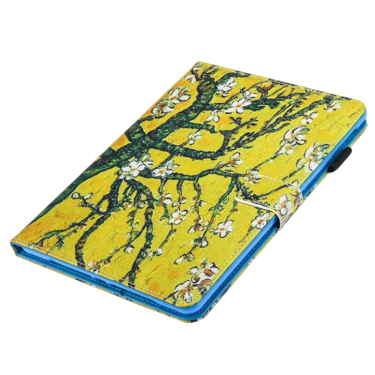 For iPad Pro 10.5 inch White Flower Print Horizontal Flip PU Leather Protective Case with Holder & Card Slots & Photo Frame - iPad Pro 10.5 inch Cases by buy2fix | Online Shopping UK | buy2fix