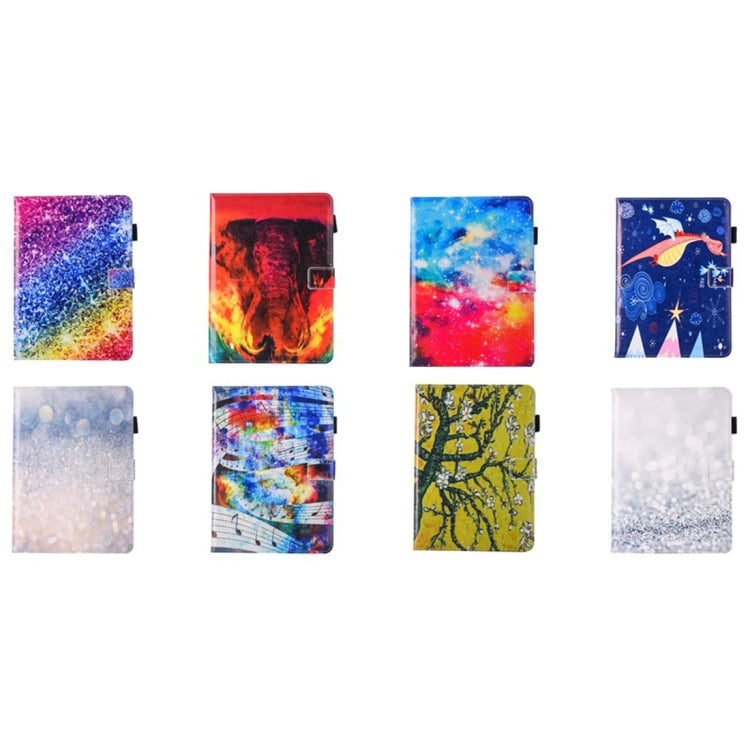 For iPad Pro 10.5 inch Colorful Crystal Print Horizontal Flip PU Leather Protective Case with Holder & Card Slots & Photo Frame - iPad Pro 10.5 inch Cases by buy2fix | Online Shopping UK | buy2fix