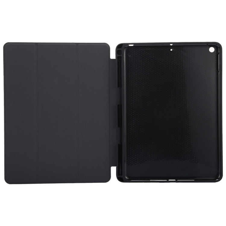 Cloth Texture Pattern Horizontal Flip Leather Case for iPad Pro 10.5 inch ,with Three-folding Holder & Pen Slots (Black) - iPad Pro 10.5 inch Cases by buy2fix | Online Shopping UK | buy2fix
