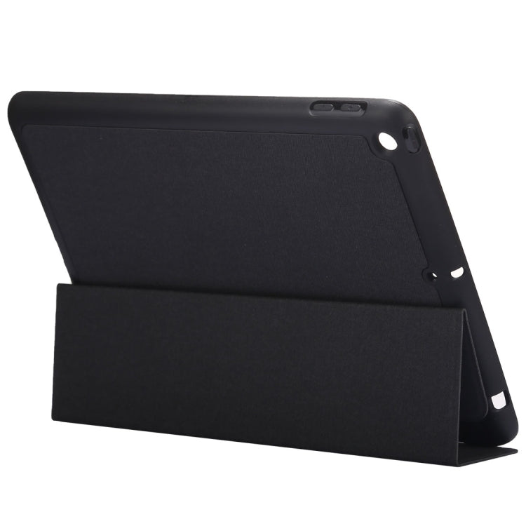 Cloth Texture Pattern Horizontal Flip Leather Case for iPad Pro 10.5 inch ,with Three-folding Holder & Pen Slots (Black) - iPad Pro 10.5 inch Cases by buy2fix | Online Shopping UK | buy2fix