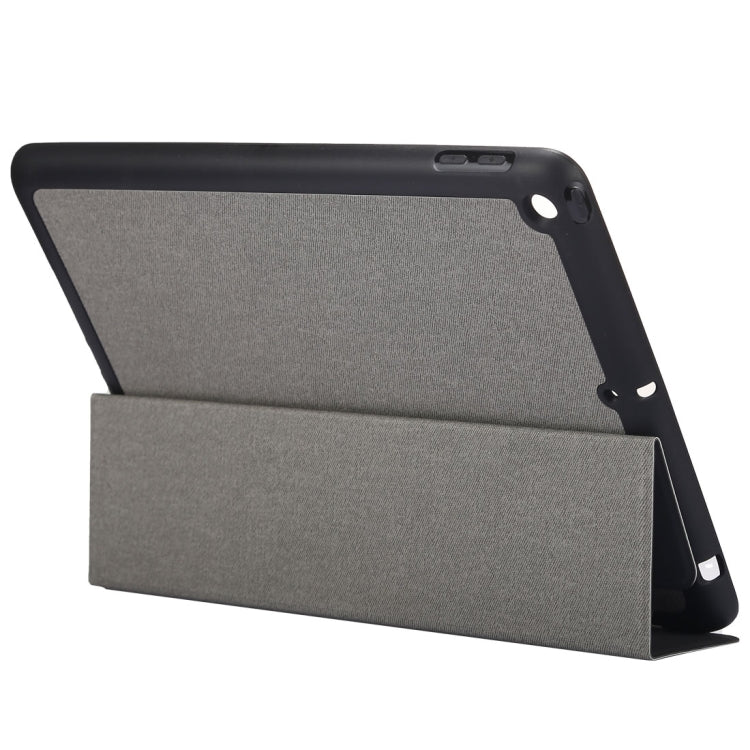Cloth Texture Pattern Horizontal Flip Leather Case for iPad Pro 10.5 inch ,with Three-folding Holder & Pen Slots (Grey) - iPad Pro 10.5 inch Cases by buy2fix | Online Shopping UK | buy2fix