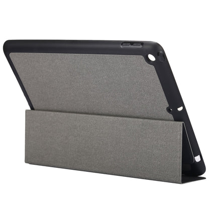 Cloth Texture Pattern Horizontal Flip Leather Case for iPad Pro 10.5 inch ,with Three-folding Holder & Pen Slots (Grey) - iPad Pro 10.5 inch Cases by buy2fix | Online Shopping UK | buy2fix