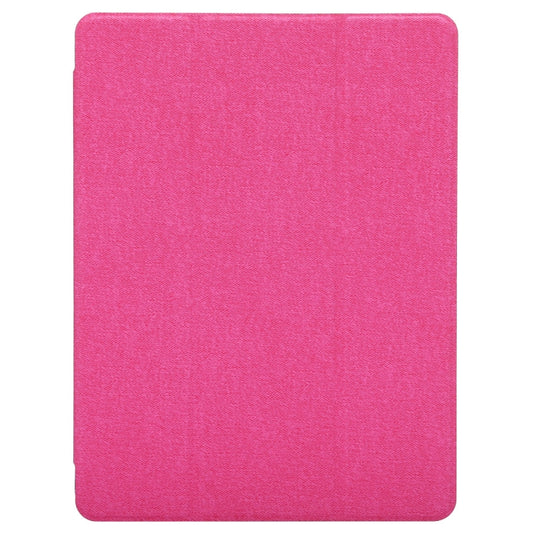Cloth Texture Pattern Horizontal Flip Leather Case for iPad Pro 10.5 inch ,with Three-folding Holder & Pen Slots (Magenta) - iPad Pro 10.5 inch Cases by buy2fix | Online Shopping UK | buy2fix