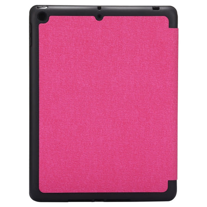 Cloth Texture Pattern Horizontal Flip Leather Case for iPad Pro 10.5 inch ,with Three-folding Holder & Pen Slots (Magenta) - iPad Pro 10.5 inch Cases by buy2fix | Online Shopping UK | buy2fix