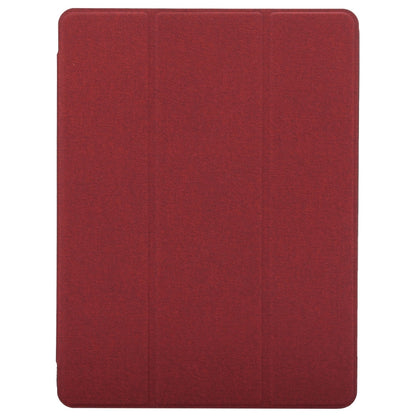 Cloth Texture Pattern Horizontal Flip Leather Case for iPad Pro 10.5 inch ,with Three-folding Holder & Pen Slots (Red) - iPad Pro 10.5 inch Cases by buy2fix | Online Shopping UK | buy2fix