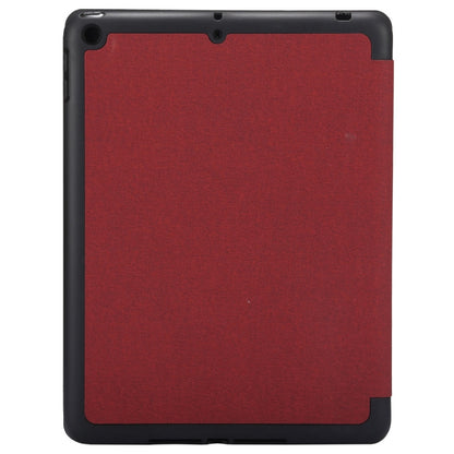 Cloth Texture Pattern Horizontal Flip Leather Case for iPad Pro 10.5 inch ,with Three-folding Holder & Pen Slots (Red) - iPad Pro 10.5 inch Cases by buy2fix | Online Shopping UK | buy2fix