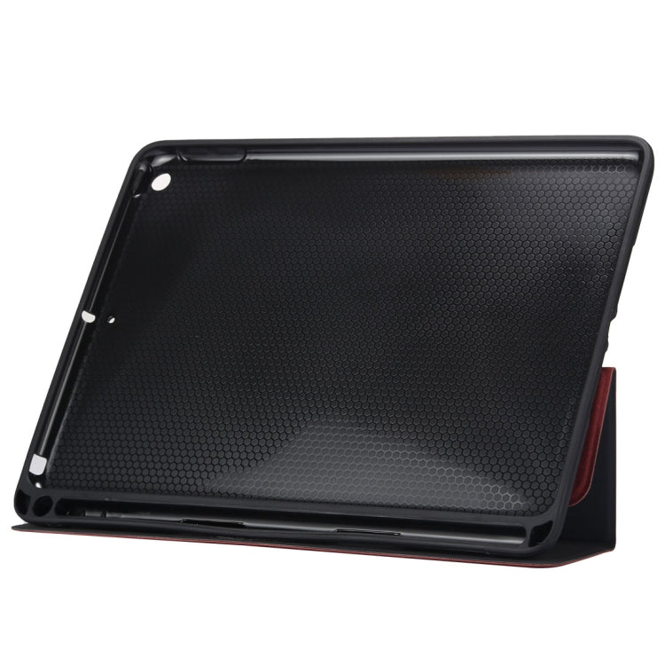Cloth Texture Pattern Horizontal Flip Leather Case for iPad Pro 10.5 inch ,with Three-folding Holder & Pen Slots (Red) - iPad Pro 10.5 inch Cases by buy2fix | Online Shopping UK | buy2fix
