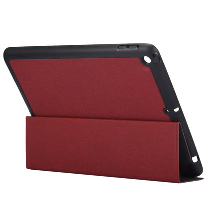 Cloth Texture Pattern Horizontal Flip Leather Case for iPad Pro 10.5 inch ,with Three-folding Holder & Pen Slots (Red) - iPad Pro 10.5 inch Cases by buy2fix | Online Shopping UK | buy2fix