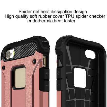 Tough Armor TPU + PC Combination Case for iPhone SE & 5 & 5s(Rose Gold) by buy2fix