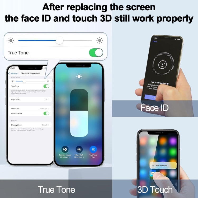 JK incell LCD Screen For iPhone X by JK