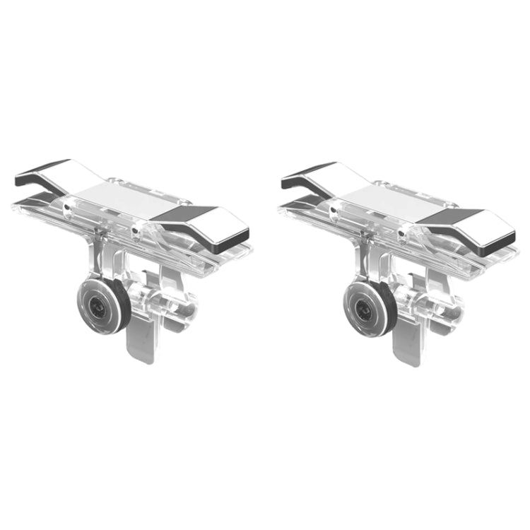 E9 Alloy Press Eat Chicken Mobile Phone Trigger Shooting Controller Button Handle (Silver) - Handle Shooter by buy2fix | Online Shopping UK | buy2fix