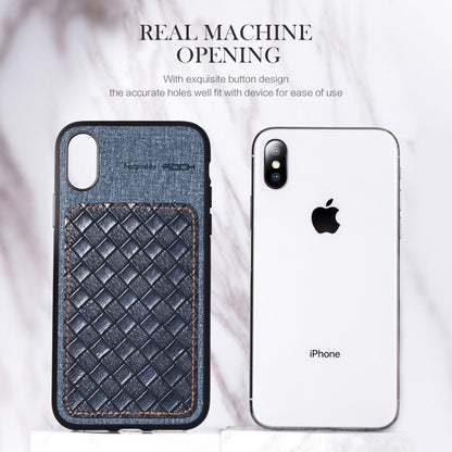 For iPhone XS Max ROCK Origin Series Business TPU + PU Protective Case - More iPhone Cases by ROCK | Online Shopping UK | buy2fix