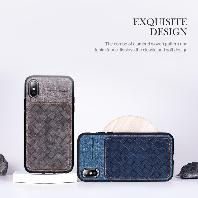 For iPhone XS Max ROCK Origin Series Business TPU + PU Protective Case - More iPhone Cases by ROCK | Online Shopping UK | buy2fix