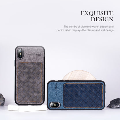 For iPhone XS Max ROCK Origin Series Business TPU + PU Protective Case - More iPhone Cases by ROCK | Online Shopping UK | buy2fix