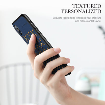 For iPhone XS Max ROCK Origin Series Business TPU + PU Protective Case - More iPhone Cases by ROCK | Online Shopping UK | buy2fix