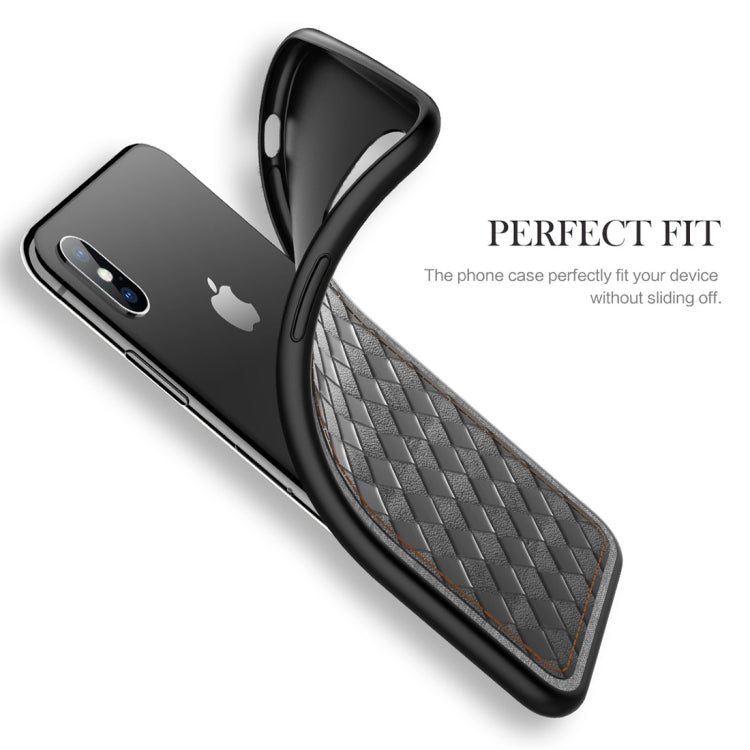 For iPhone XS Max ROCK Origin Series Business TPU + PU Protective Case - More iPhone Cases by ROCK | Online Shopping UK | buy2fix