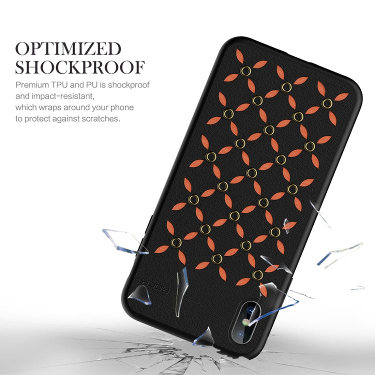 For iPhone XS Max ROCK Origin Series Business TPU + PU Protective Case - More iPhone Cases by ROCK | Online Shopping UK | buy2fix
