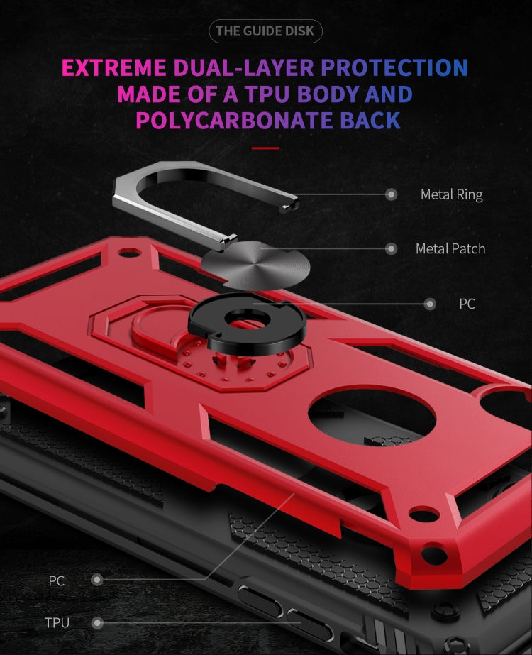 For iPhone XS Max Sergeant Armor Shockproof TPU + PC Protective Case with 360 Degree Rotation Holder (Black) by buy2fix