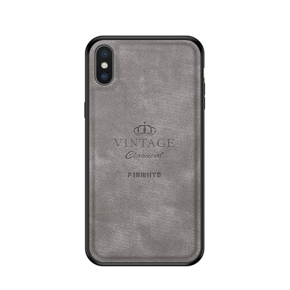 For iPhone XS Max PINWUYO Anti-wrestling Waterproof Full Coverage PC Case(Grey) - More iPhone Cases by PINWUYO | Online Shopping UK | buy2fix