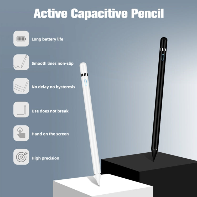 Active Capacitive Stylus for iPod touch / iPad mini & Air & Pro / iPhone(White) - Stylus Pen by buy2fix | Online Shopping UK | buy2fix