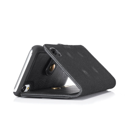 For iPhone XR DG.MING Crazy Horse Texture Flip Detachable Magnetic Leather Case with Holder & Card Slots & Wallet (Black) - More iPhone Cases by DG.MING | Online Shopping UK | buy2fix