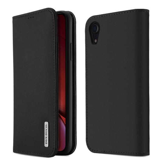 For iPhone XR DUX DUCIS WISH Series TPU + PU + Leather Case with Card Slots & Wallet (Black) by DUX DUCIS