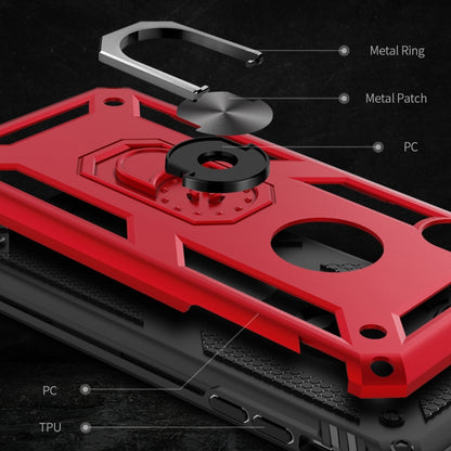 For iPhone XR Armor Shockproof TPU + PC Protective Case with 360 Degree Rotation Holder (Silver) by buy2fix