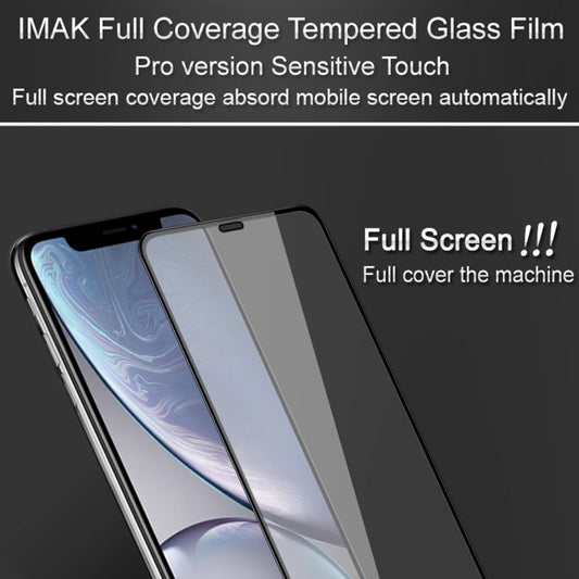 For iPhone X IMAK 9H Surface Hardness Full Screen Tempered Glass Film (Black) by imak