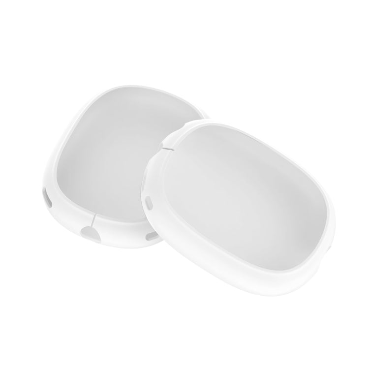 A Pair Full Coverage Anti-scratch Silicone Headphone Protective Case for AirPods Max(Transparent) by buy2fix