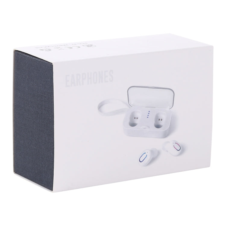 TI8S TWS Dazzling Wireless Stereo Bluetooth 5.0 Earphones with Charging Case(White) - TWS Earphone by buy2fix | Online Shopping UK | buy2fix