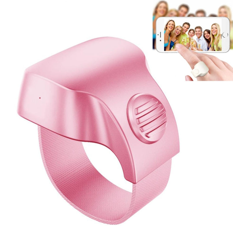 EPSK-010 Bluetooth 5.1 Phone Camera Controller Selfie Remote Control Ring(Pink) - Phone Remote Control by buy2fix | Online Shopping UK | buy2fix