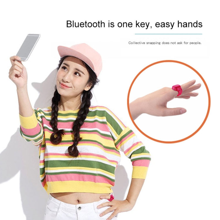 EPSK-010 Bluetooth 5.1 Phone Camera Controller Selfie Remote Control Ring(Pink) - Phone Remote Control by buy2fix | Online Shopping UK | buy2fix