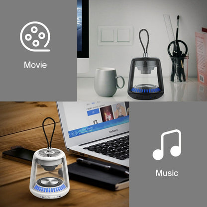 JUSTNEED TWS Waterproof Bluetooth Small Speaker, Built-in High-definition Microphone, Support hands-free Call (Black) - Desktop Speaker by buy2fix | Online Shopping UK | buy2fix