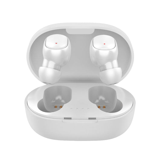 A6S IPX4 Waterproof Bluetooth 5.0 Wireless Bluetooth Earphone with Charging Box, Support for HD Calls & Siri & IOS Power Display (White) - Bluetooth Earphone by buy2fix | Online Shopping UK | buy2fix