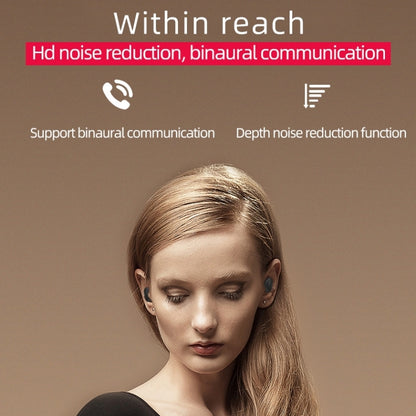 A6S IPX4 Waterproof Bluetooth 5.0 Wireless Bluetooth Earphone with Charging Box, Support for HD Calls & Siri & IOS Power Display (White) - Bluetooth Earphone by buy2fix | Online Shopping UK | buy2fix