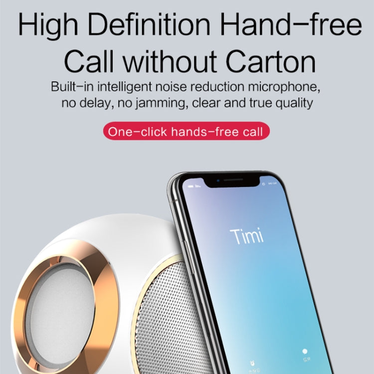 X6 TWS Outdoor Waterproof Bass Wireless Bluetooth Speaker, Support Hands-free / USB / AUX / TF Card (White) - Waterproof Speaker by buy2fix | Online Shopping UK | buy2fix