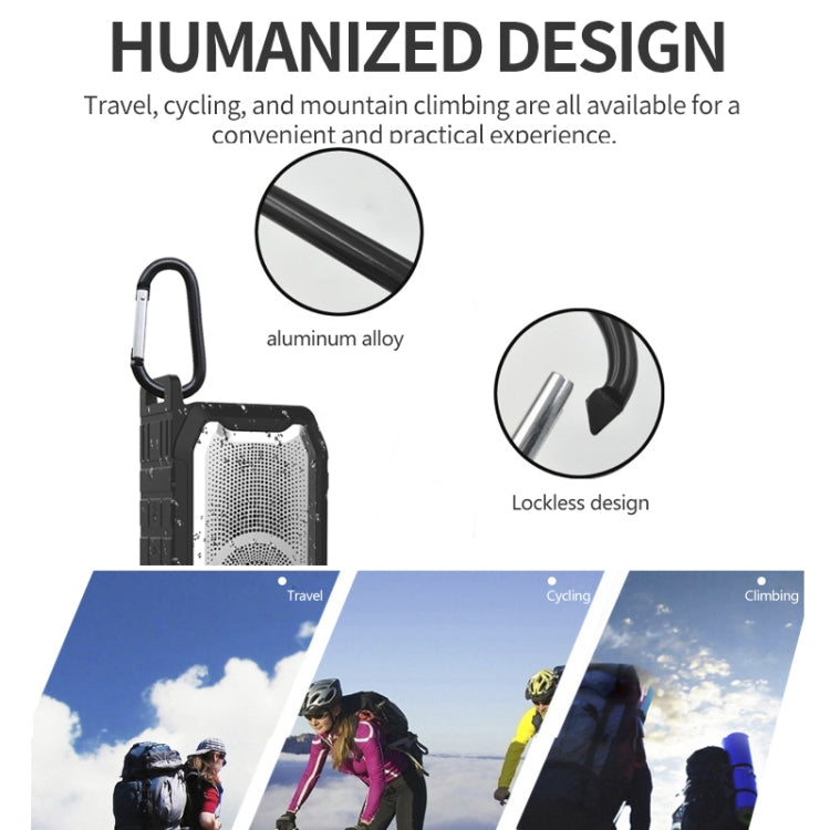 X3 5W Outdoor IPX7 Waterproof Wireless Bluetooth Speaker, Support Hands-free / USB / AUX / TF Card (Black) - Waterproof Speaker by buy2fix | Online Shopping UK | buy2fix