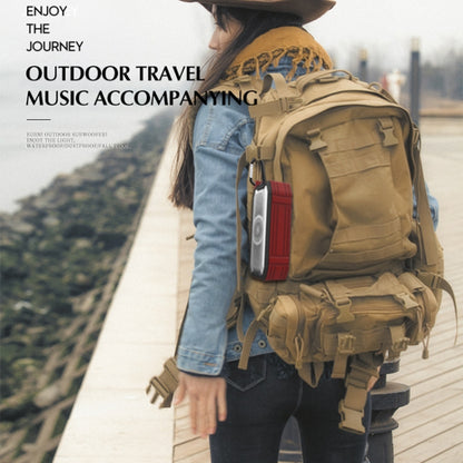 X3 5W Outdoor IPX7 Waterproof Wireless Bluetooth Speaker, Support Hands-free / USB / AUX / TF Card (Red) - Waterproof Speaker by buy2fix | Online Shopping UK | buy2fix