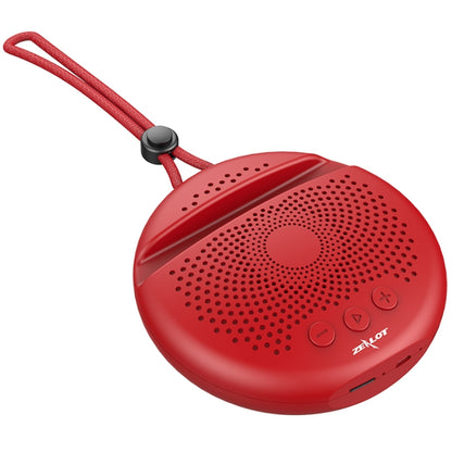 ZEALOT S24 Portable Stereo Bluetooth Speaker with Lanyard & Mobile Card Slot Holder, Supports Hands-free Call & TF Card (Red) - Desktop Speaker by ZEALOT | Online Shopping UK | buy2fix